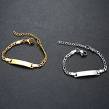 Personalized Baby Name Bracelet Stainless Steel Adjustable ID Bracelet