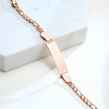 Baby Name Bracelet Stainless Steel Carousel Toddler Adjustable Chain Bracelets