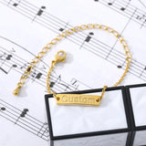 Baby Name Bracelet Stainless Steel Girl Boy Birthday Jewerly