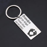 Grandpa Of An Angel Keychain