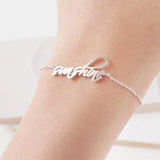 Personalized Nameplate Bracelet Bangle Friendship Jewelry Gift
