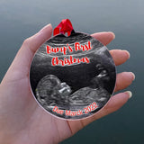 Baby Scan Photo Charm Bump's First Christmas Decoration