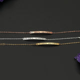 Personalized Bar Bracelet for Women
