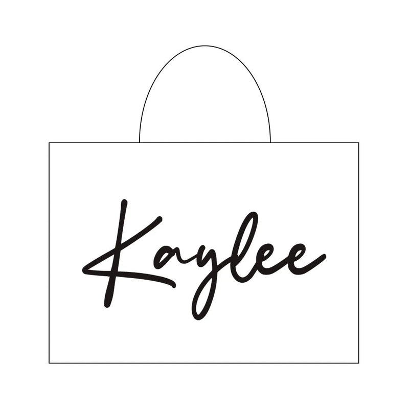 Personalized Bridesmaid Jute Tote Bags - Beach Tote Bags