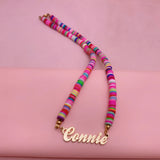 Personalized Pearl Chain Necklace Stainless Steel Jewelry