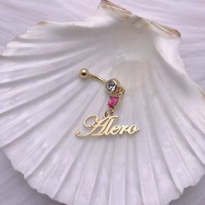 Birthstone Belly Ring Stainless Body Jewelry Gift Women