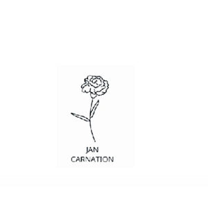Birth Flower Name Necklace Personalized Name Necklace For Women