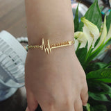 Personalized Toddler ID Bracelet with Radio Wave