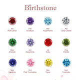 Personalized Birthstone Earrings by NOKMIT