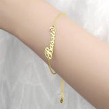 Personalized Birthstone Name Bracelet for Women