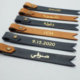 Personalised Leather Bookmark - Engraved Reader Gift