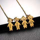 Stainless Steel Custom Name Necklaces for Women Children Mom