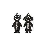Stainless Steel Custom Name Necklaces for Women Children Mom