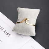 Bohemian Wave Bangle Ocean Surfer Bracelet for Women