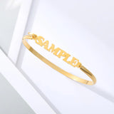 Personalized Name Calligraphy BFF Bracelets For Women Stainless Steel Bracelet