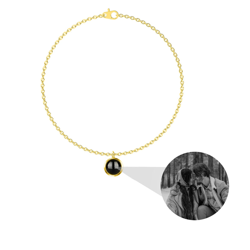 Personalized Photo Projection Bracelet Pendant