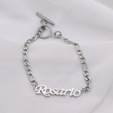 Stainless Steel Name Bracelet for Women