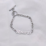 Stainless Steel Name Bracelet for Women