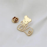 Kids Drawing Brooch Stainless Steel Photo Brooch Gift for Mothers