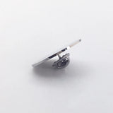 Wedding Logo Custom Engraved Brooch, Anniversary Gift