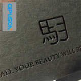 Gold/Silver Foil Both Sides Business Card 500gsm Paper High MP012-1