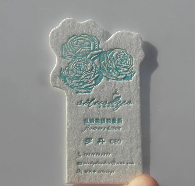 500gsm Gold/Silver Foil Business Cards Double Side Printing High MP012-2