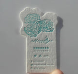 500gsm Gold/Silver Foil Business Cards Double Side Printing High MP012-2