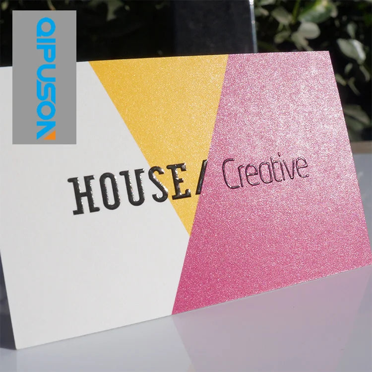 500gsm Gold/Silver Foil Business Card Printing Material High MP012