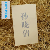 500gsm Gold/Silver Foil Business Cards Double Side Printing High MP012-2