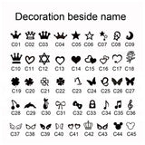 Butterfly Name Necklace Stainless Steel Cuban Chain Personalized Choker Gift