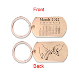 Special Date Keyring Calendar Anniversary Home Housew
