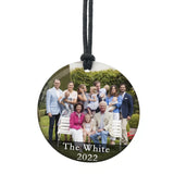 Car Hanging Family Photo Pendant Keepsake Personalized for Mom Dad