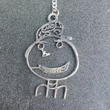 Engraved Love Pendant Keychain for Couples - Tie the Key