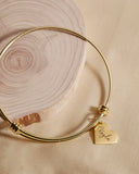 Love Name Bangle Stainless Steel Women Jewelry Party Gift