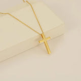 Personalized Cross Pendant Stainless Steel Choker Believers Jewelry