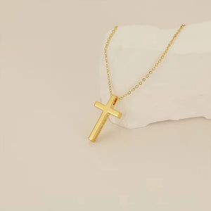 Personalized Cross Pendant Stainless Steel Choker Believers Jewelry