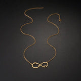 Personalized Cat Paw Infinity Nameplate Necklace