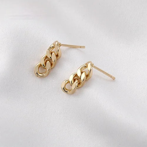 Copper Plated 14K Bag Small Stud Earrings DIY Hand-made Earring Material