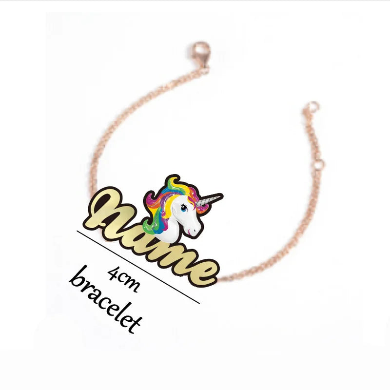 Unicorn Charm Bracelet for Girls