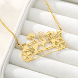 Kid's Art Stainless Steel Choker Necklace