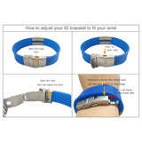 Child ID Bracelet Safety Engraved Wristband