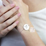 Kids Handwriting Bracelet Personalized Stainless Steel Signature Keepsake
