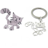 Personalized Children's Drawing Keychain - Custom Name Keyring