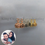 925 Silver Circle Pendant Beads Personalized Photo Projection Jewelry