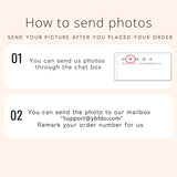 Circle Pendant Projection Photo Bracelet Couples Memorial Gift