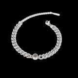 Circle Pendant Photo Bracelet Memorial Gift