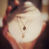 Arabic Letter Coin Necklace Vintage Choker Stainless Steel Personalise Nameplate