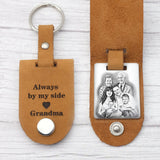 Personalized Memorial Keychain Family Portrait Gift