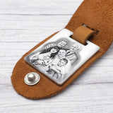 Personalized Memorial Keychain Family Portrait Gift