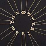 Zodiac Constellation Necklace CZ Astrology Star Choker Birthday